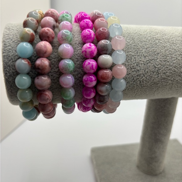 Colorful Beaded Bracelets Set - Picture 2 of 3